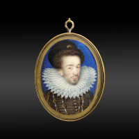MFAH European exhibit Portrait of Henri III, King of France by Jean de Court 