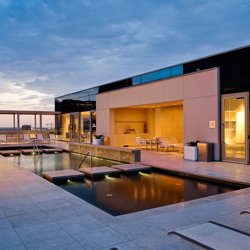 Spacious One Arts Plaza highrise urban retreat lets you see for miles