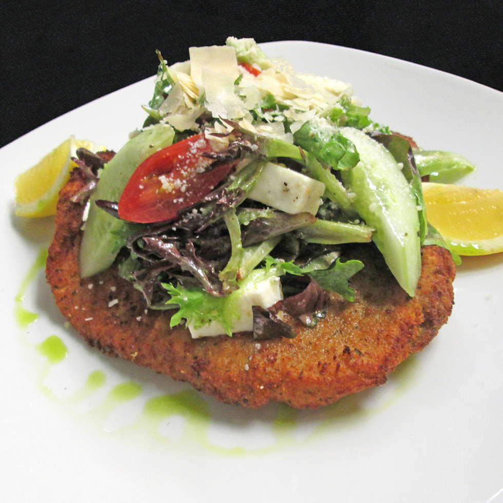 Woodlands American Grill chicken Milanese salad