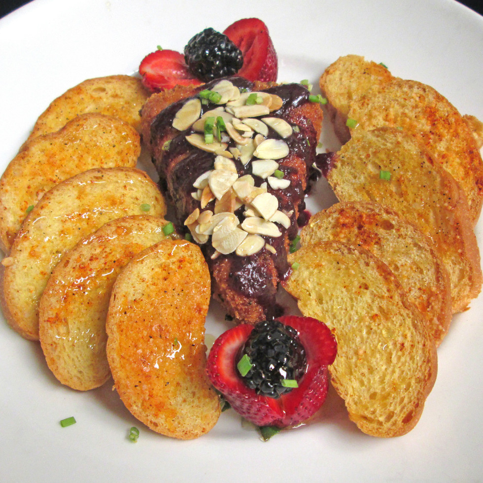 Woodlands American Grill double creme brie