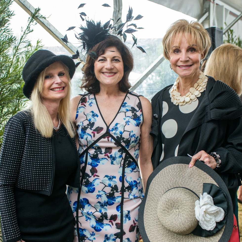 Hats in the Park, March 2016,  Jo Lynn Falgout, Ellie Francisco, Leisa Holland-Nelson 