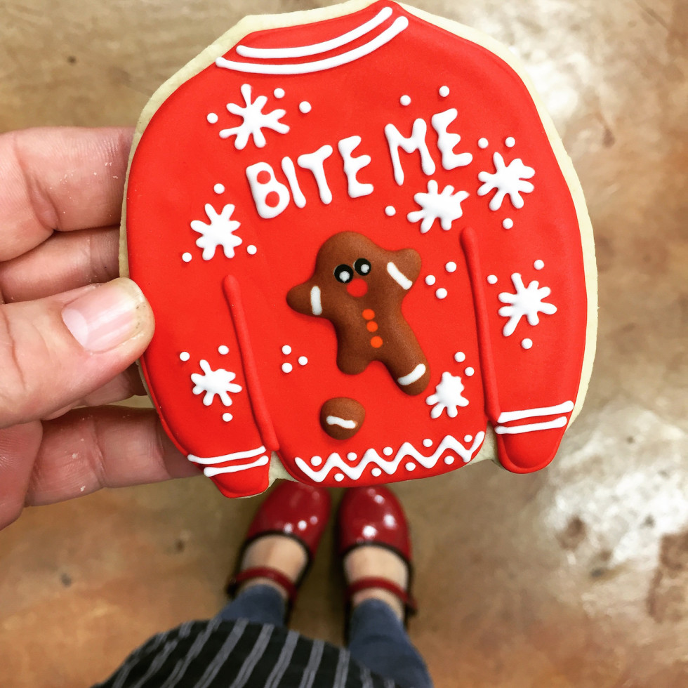 Ugly sweater cookies are musteat holiday treats from Midtown bakery