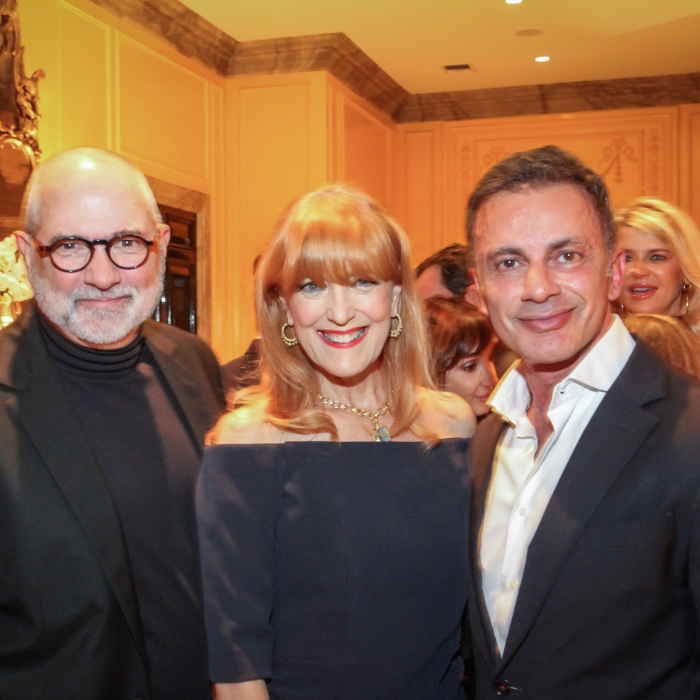 Bob and Gracie Cavnar, Monsour Tagdishi at Legacy Cocktail Party