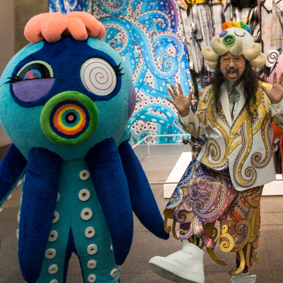 murakami octopus plush