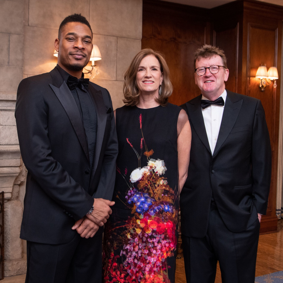Inprint Poets & Writers Gala 2020: Terrance Hayes, Inprint Ball Chairs Anne Whitlock and Michael Skelly