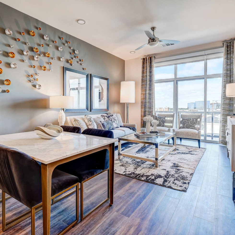 An unbeatable location meets luxe design at these Domain apartments