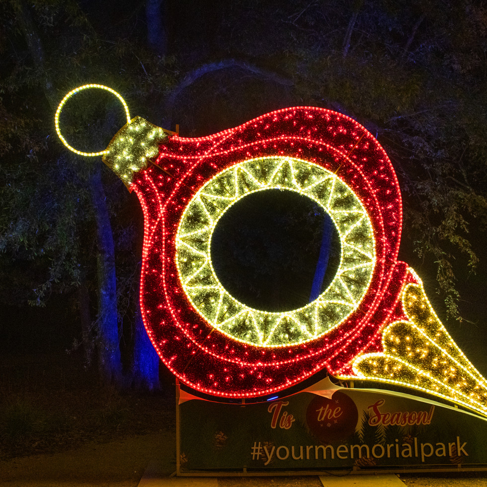 Memorial Park's Eastern Glades light up for the perfect holiday stroll