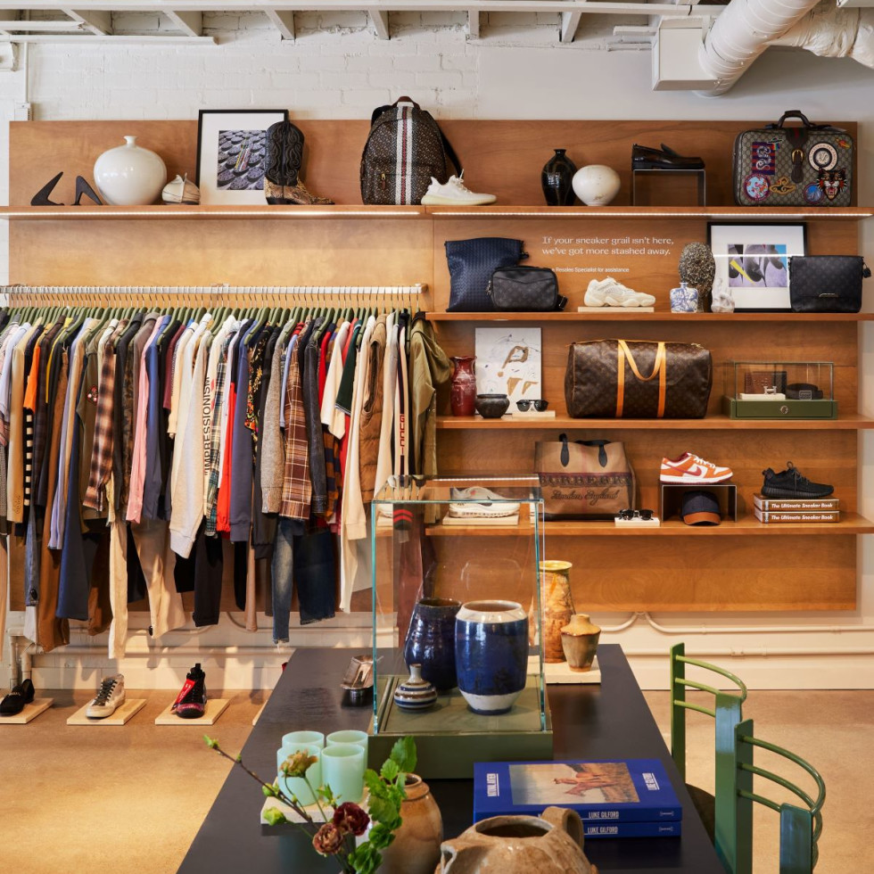 Online luxury resale shop unbuttons first real storefront for Dallas