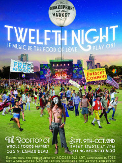 Present Company presents Shakespeare at the Market: Twelfth Night