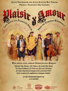 Austin Troubadours presents Plaisir D'Amour