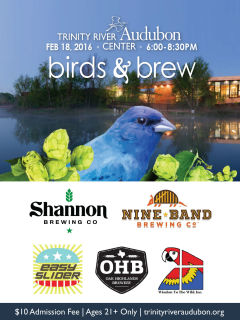 Trinity River Audubon Center presents Birds & Brews