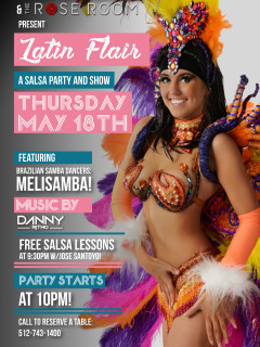The Rose Room presents Latin Flair: A Salsa Party and Show