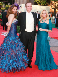 blue carpet event attire