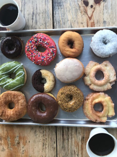 Morningstar coffee and doughnuts