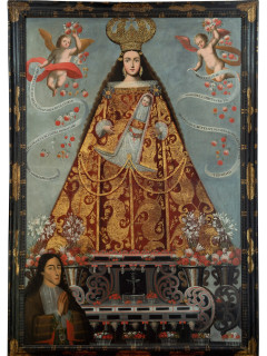 "Painted Cloth: Fashion and Ritual in Colonial Latin America" opening day