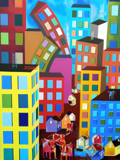 "A Postcard from Austin, Texas: Azarian Retrospective 2022" opening reception