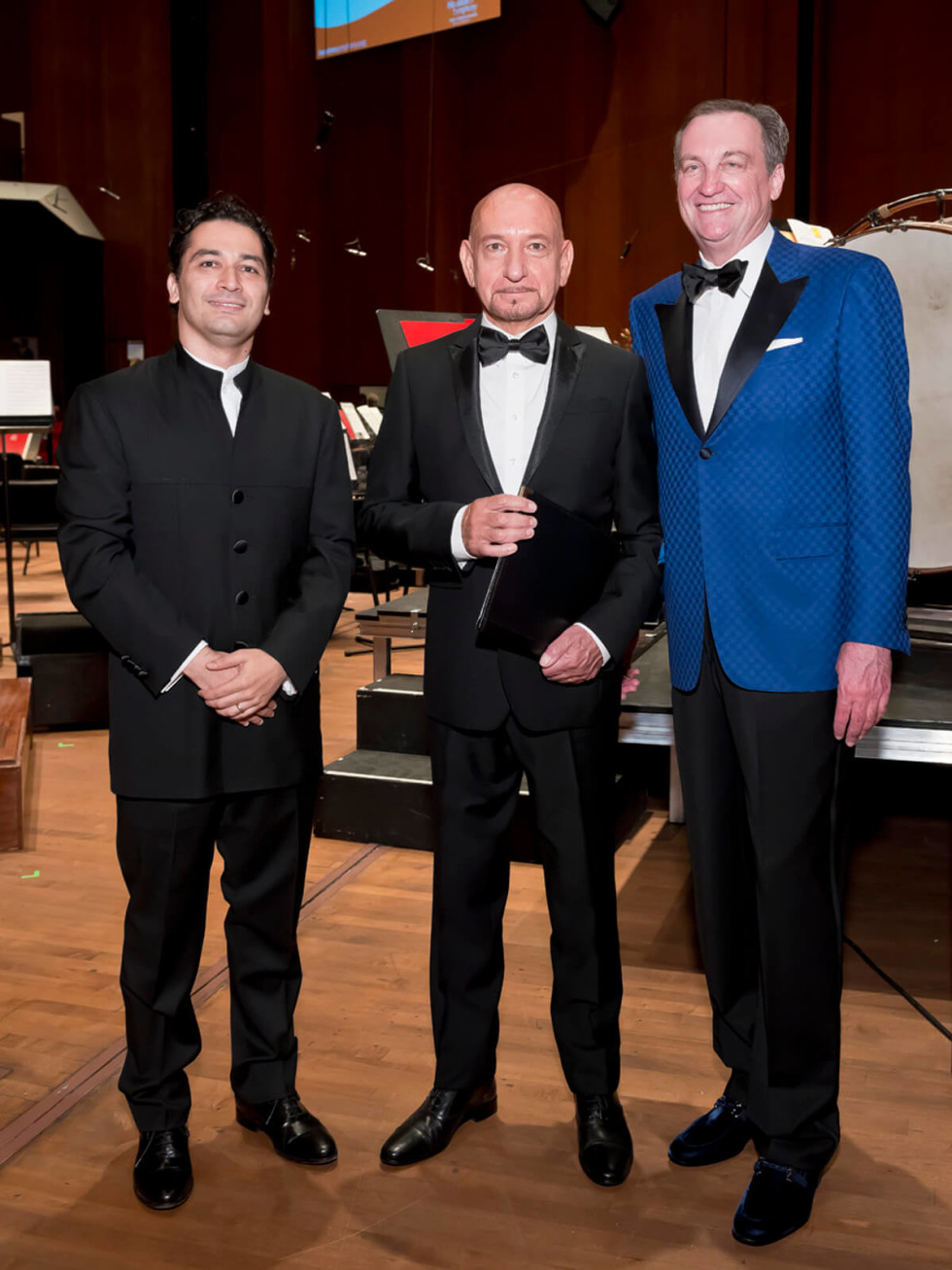 Houston Symphony Opening Night, 9/16, Andres Orozco-Estrada, Sir Ben Kingsley, Ralph Burch