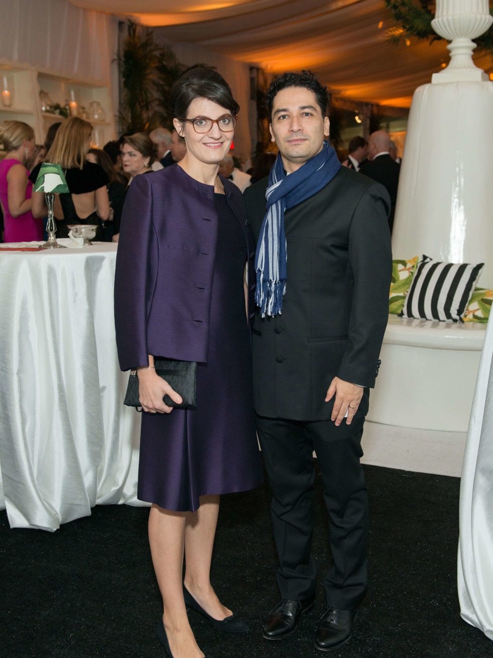 Jones Hall 50th Ball, Julia and Andres Orozco Estrada (Houston Symphony conductor)