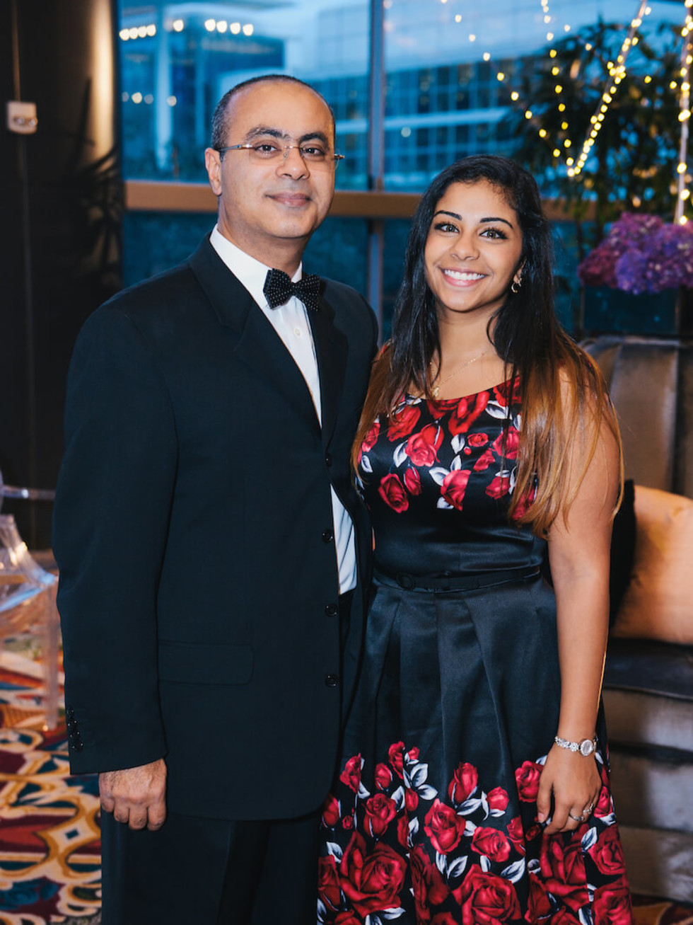 Dr. Maged Mina, Marina Mina at UTHealth Constellation Gala