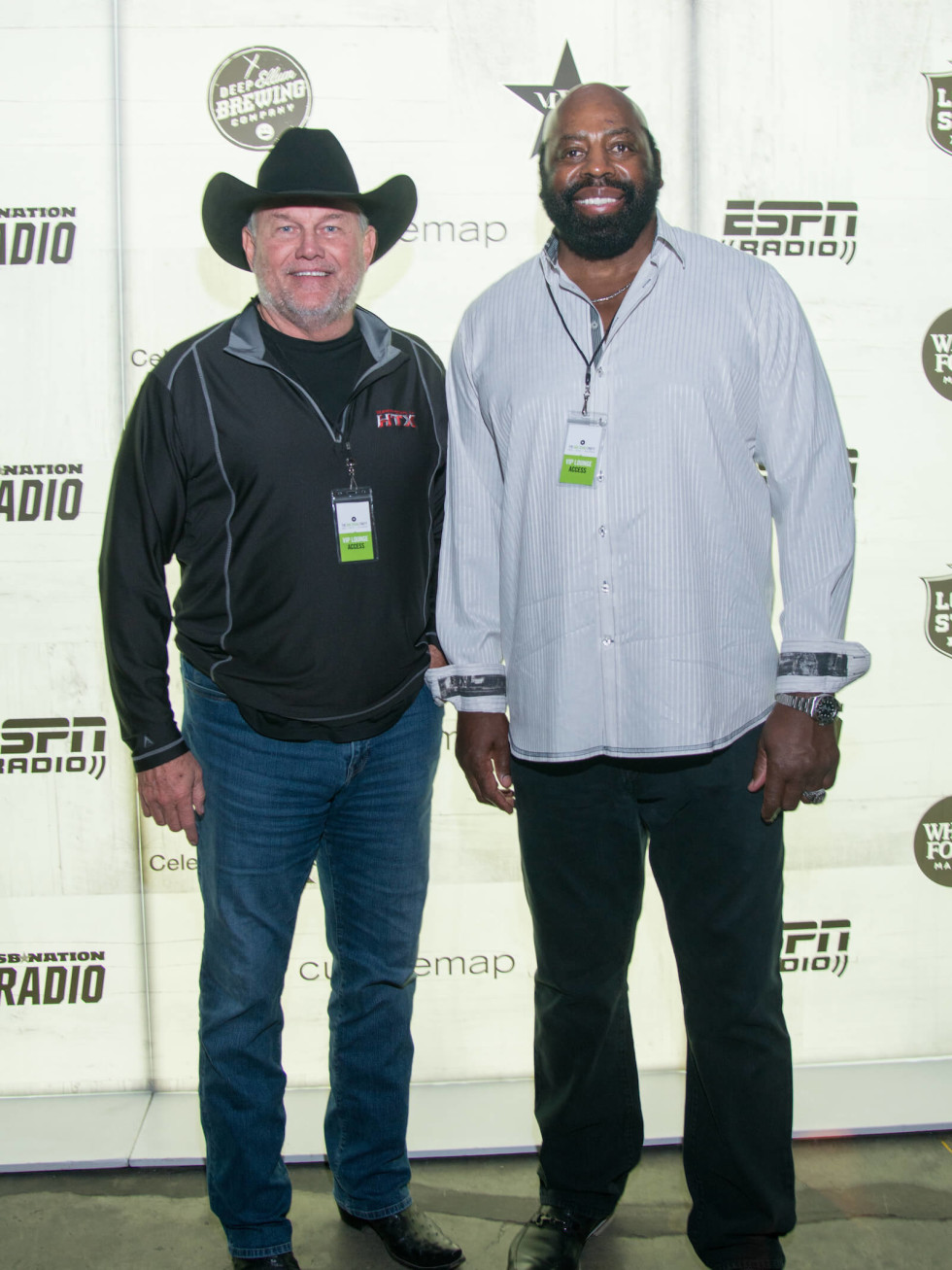  Randy White, Ed Jones at Big Texas Party