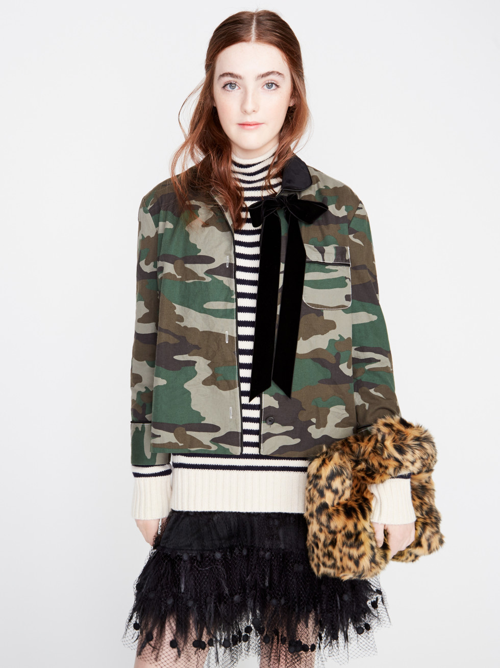 Julianne Moore daughter Liv Freundlich modeling J.Crew fall collection