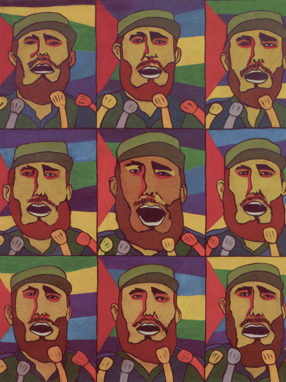 Adiós Utopia: 9 Repeticiones del Fidel con Micrófono (9 Repetitions of Fidel with a Microphone)