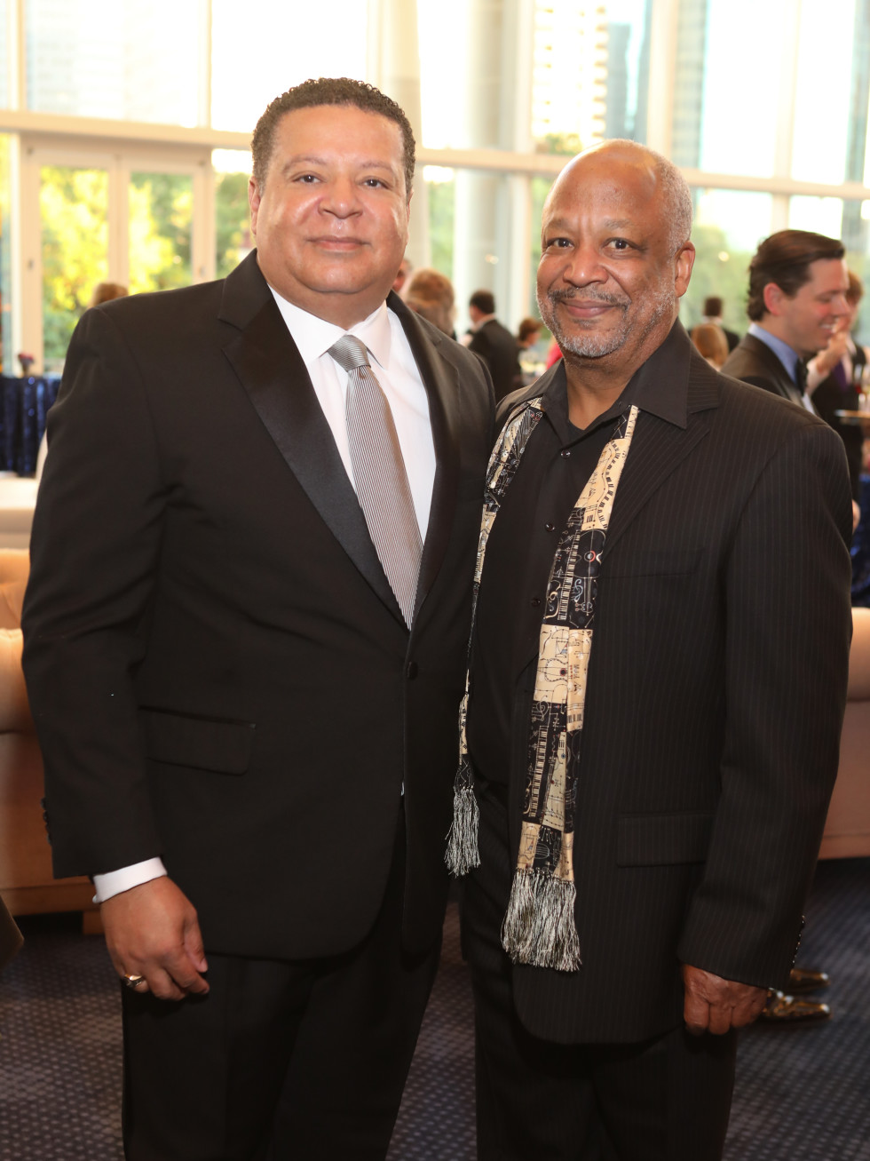 Frank Jones, Sheldon Epps at TUTS Dreamgirls Gala 2017