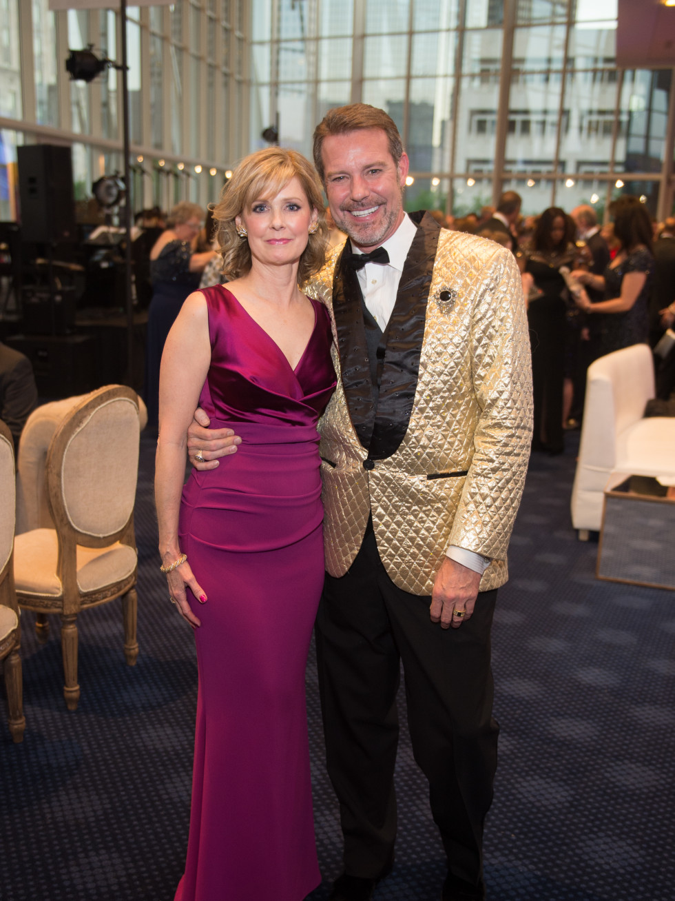 Thecla Harper, Paul Van Atta at 2017 TUTS Dreamgirls Gala
