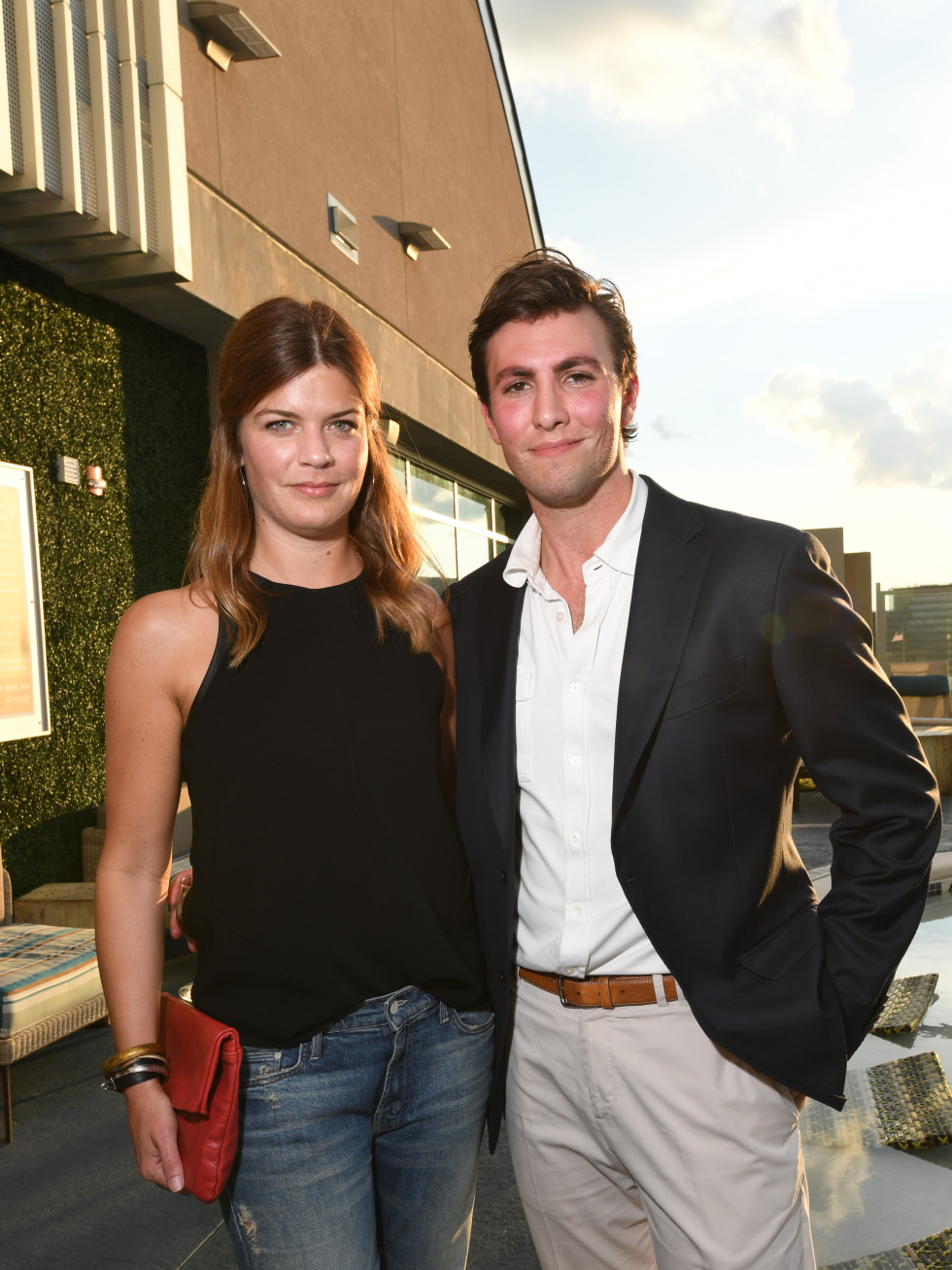 Laura Parsons, Matt Vandever at Sabores chef party