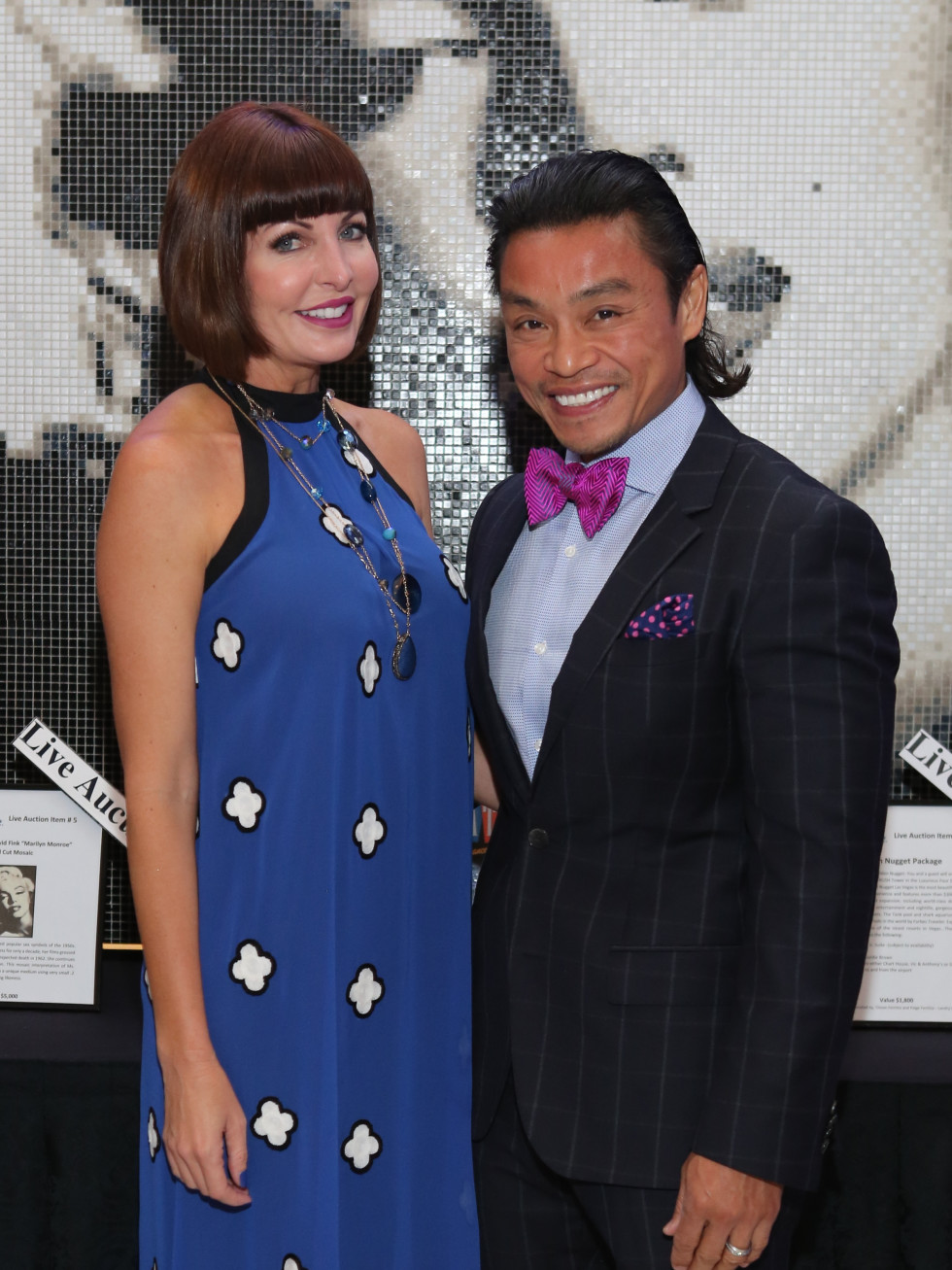Blue Cure Gala, April 2016, Staci Henderson, Dr. Quang Henderson