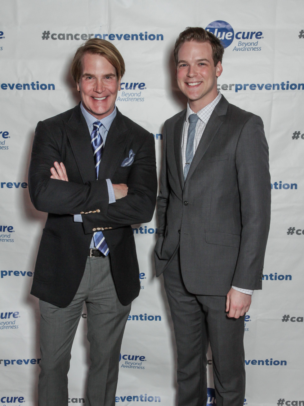 Blue Cure Gala, April 2016, George Lancaster, Sam Springer