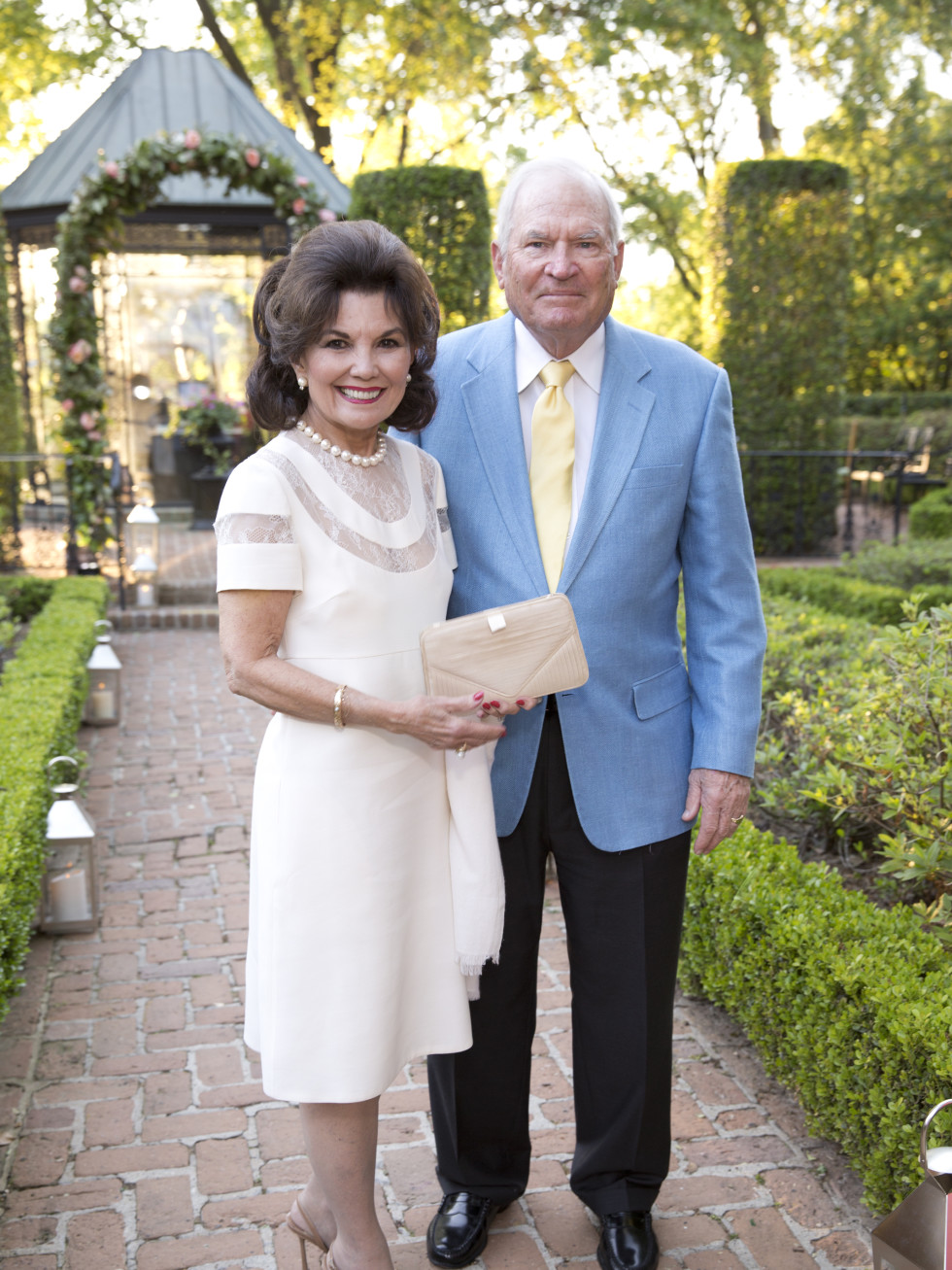 Bayou Bend Garden Party, April 2016, Linda McREynolds, Dr. Walter McReynolds