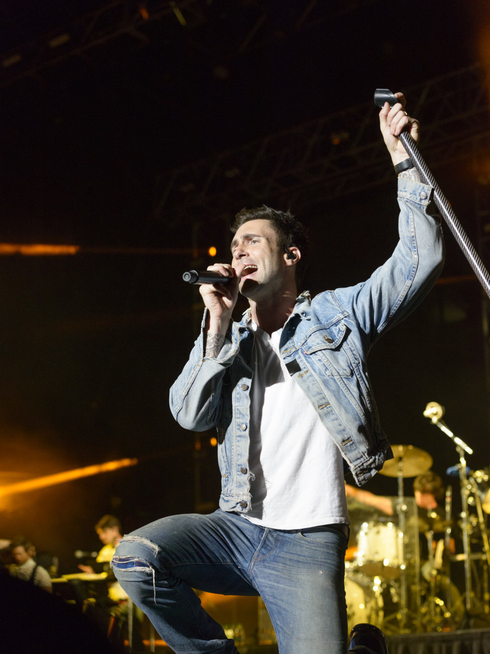 Maroon 5 March Madness Music Festival Adam Levine