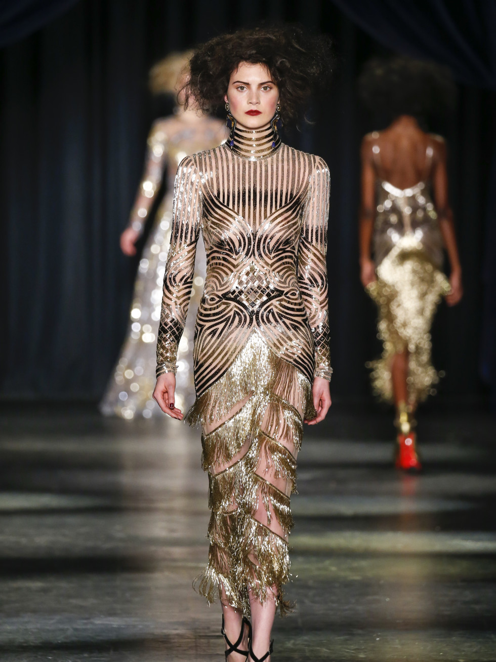 Naeem Khan fall 2016 collection Look 40