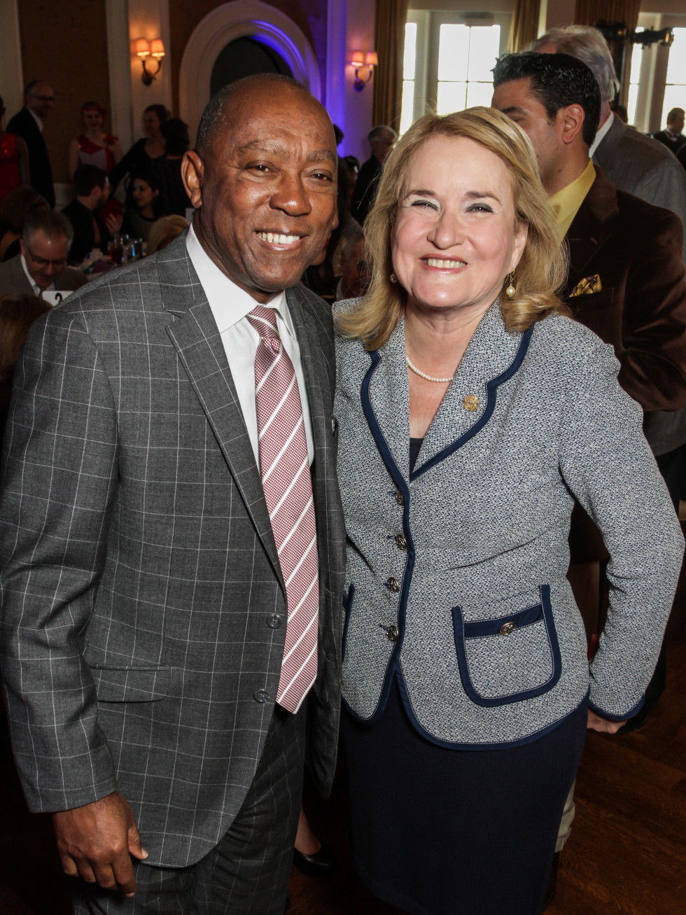 HSPVA luncheon, Feb. 2016, Sylvester Turner, Sylvia Garcia