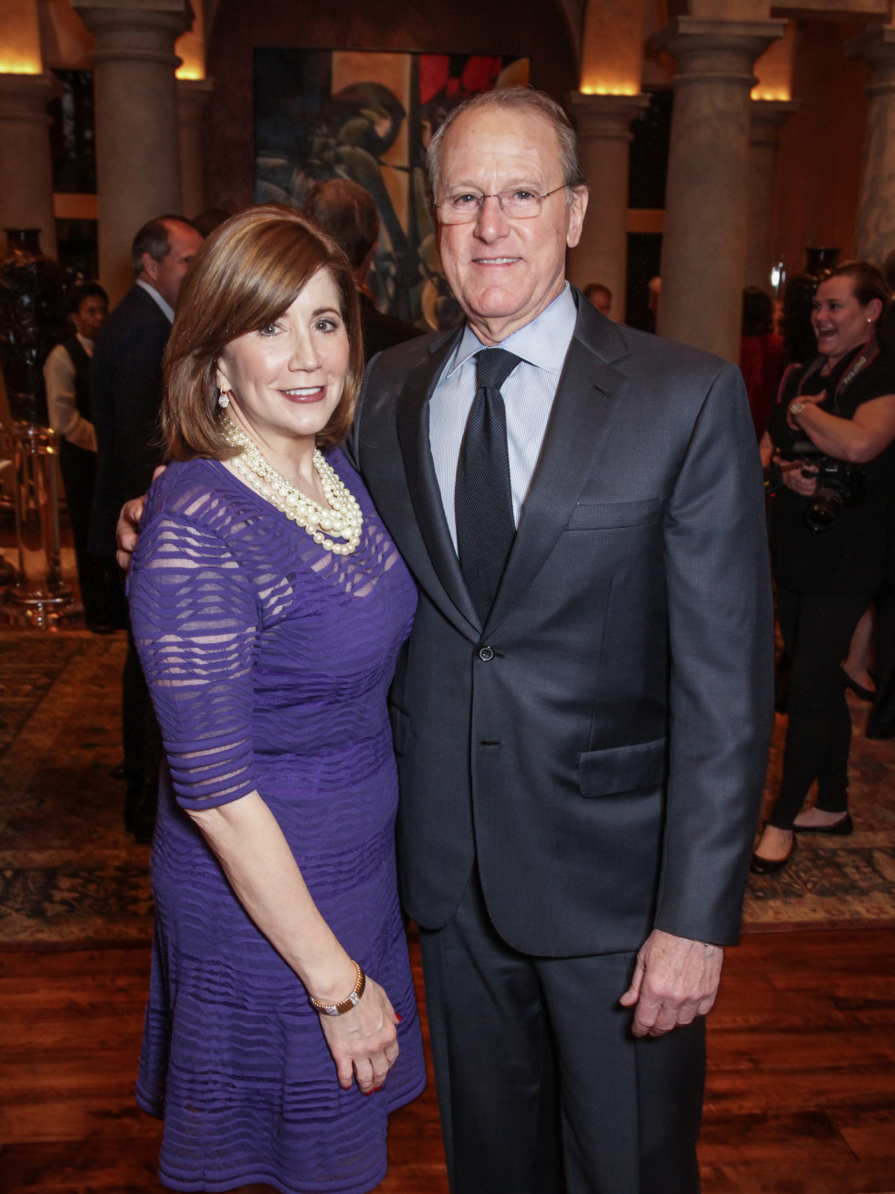 Men of Distinction dinner, Feb. 2016, Marcia Solomon, David Solomon