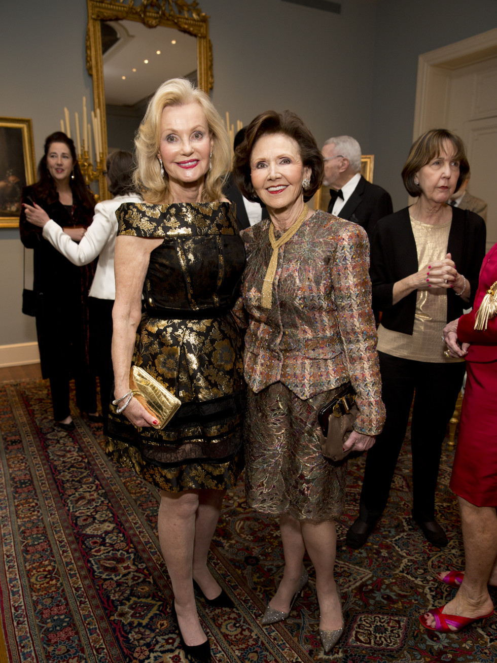 Rienzi society dinner, Feb. 2016, Pat Breen, Cyvia Wolff