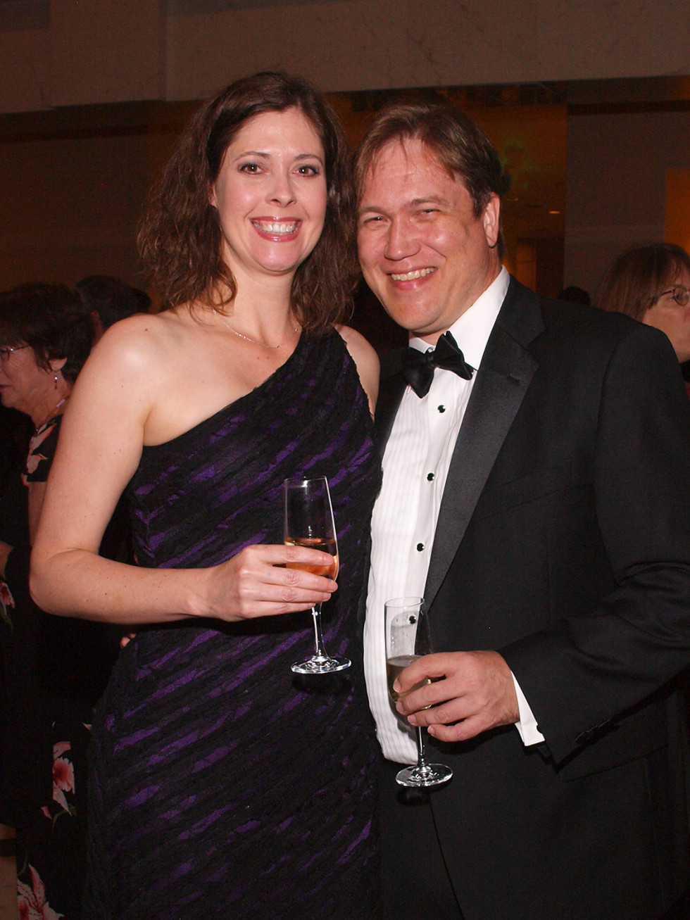 Welch Foundation banquet Christy Landes, Stephan Link