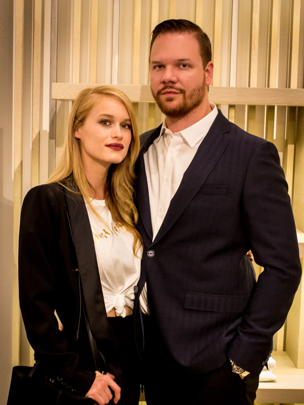 News, Shelby, Intermix opening, Oct. 2015 Leven Rambin, Jim Parrack