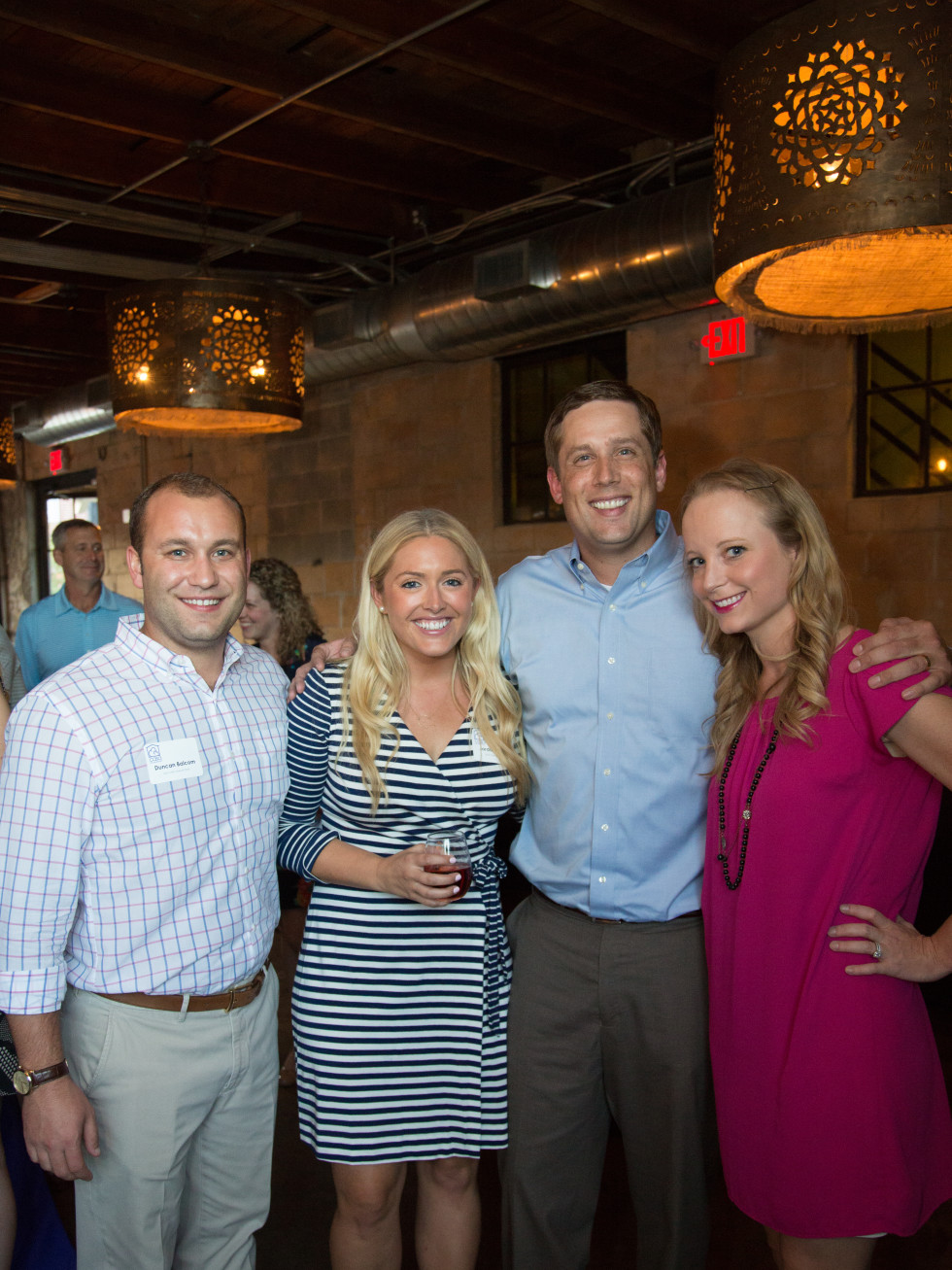 Houston, Casa de Esperanza YP Happy Hour, September 2015, Duncan Balcom, Jordan Balcom, Chris Manuel, Katie Manuel.