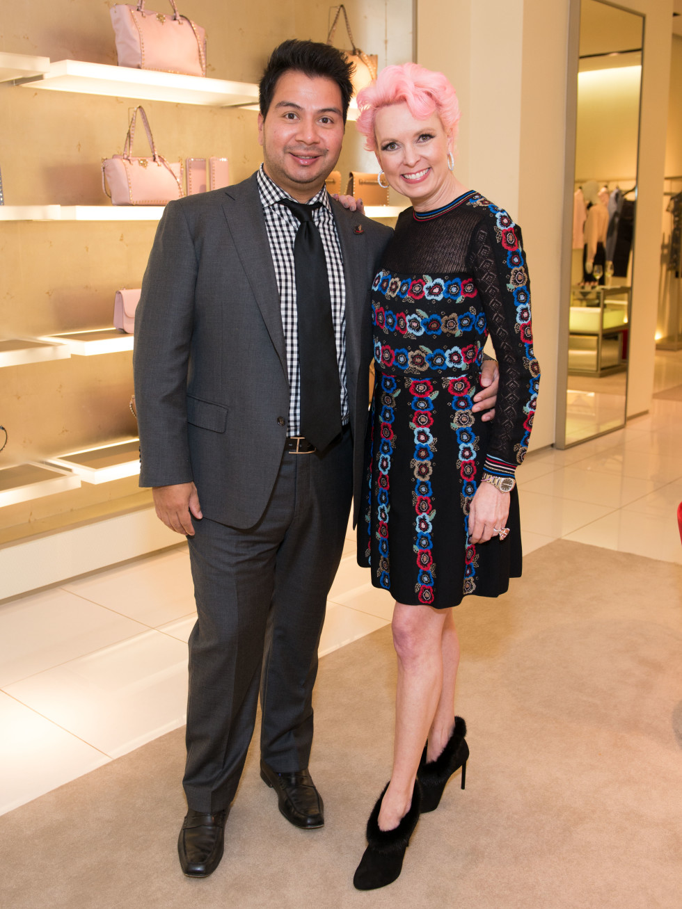 News, Shelby, Heart of Fashion Valentino party, Sergio Morales, Vivian Wise