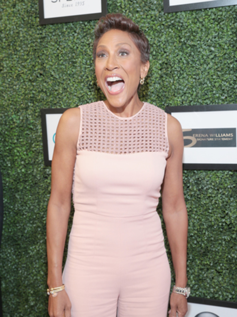 Robin Roberts at HSN Serena Crawford Signature runway show