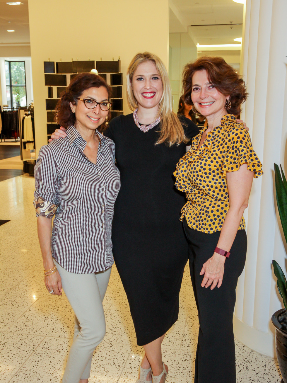Houston, Ellevate event at Tootsies, August 2015, Shushana Castle, Jennifer Roosth, Lidya Osadchey