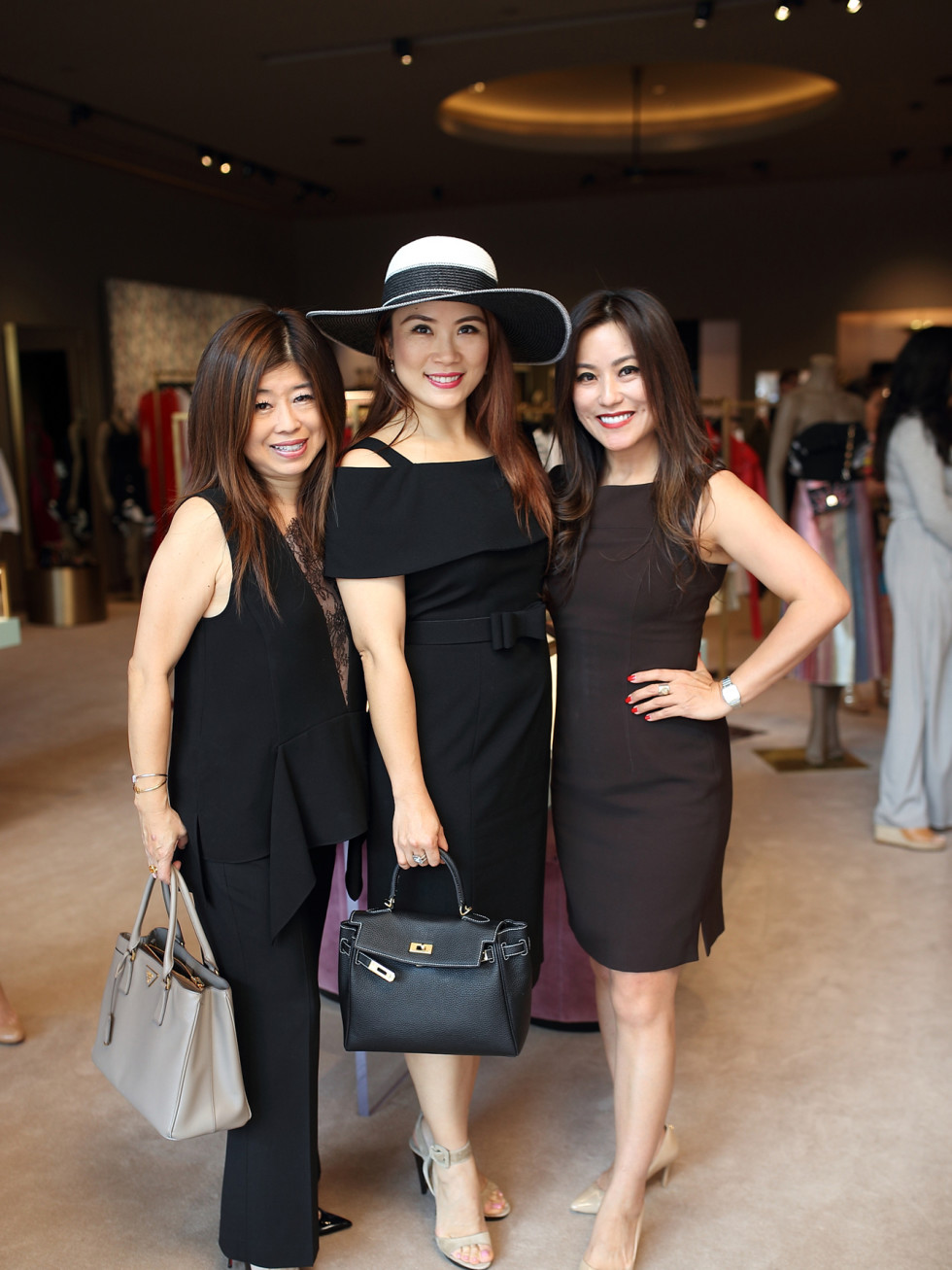 Rose Chen, Christina Zhou, Gina Li at The Webster party