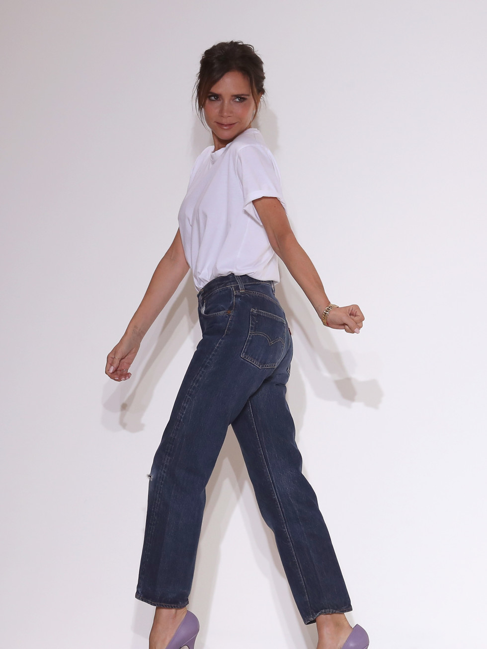 Victoria Beckham takes runway bow New York Fashion Week