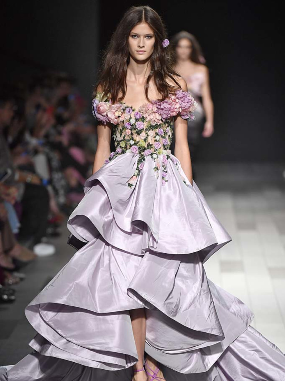 Marchesa duo go all out to create attention-getting evening gowns ...