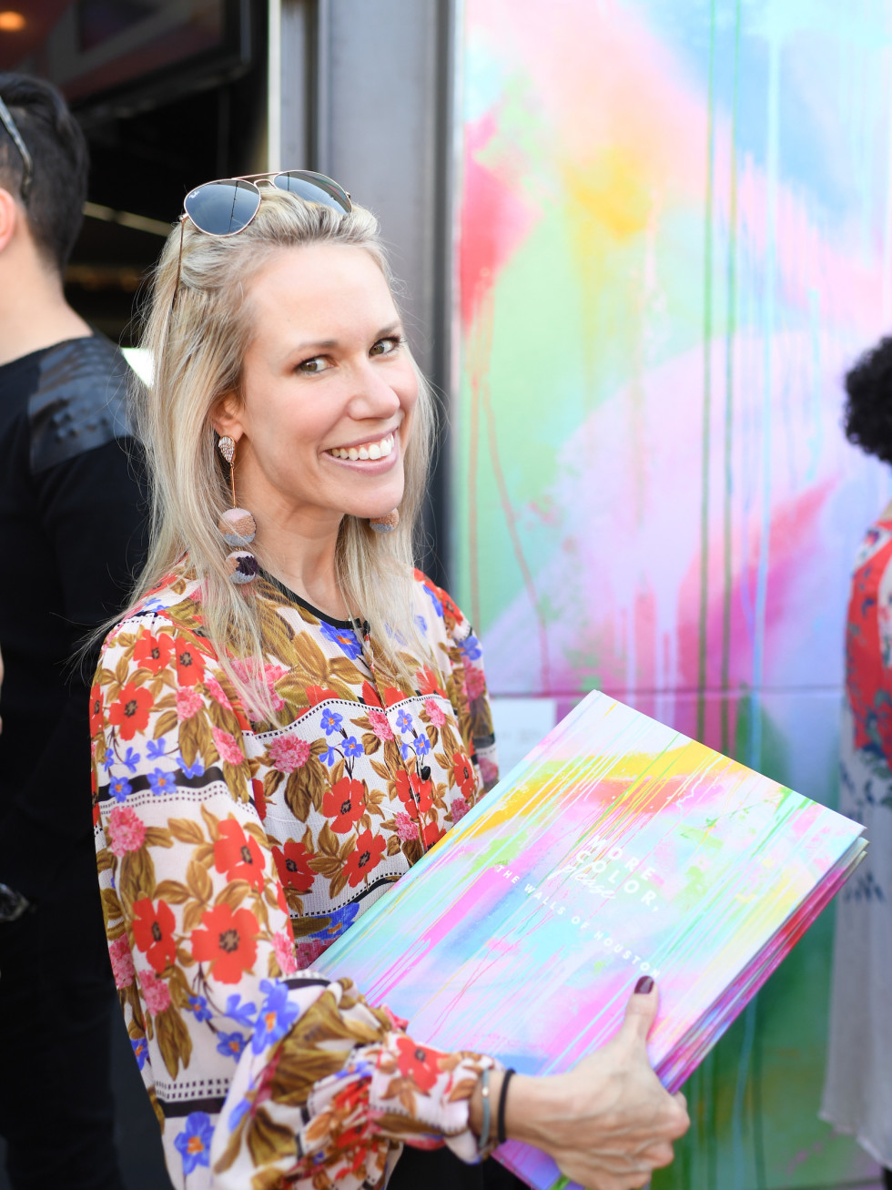 Hunter Bell at More Color Please launch