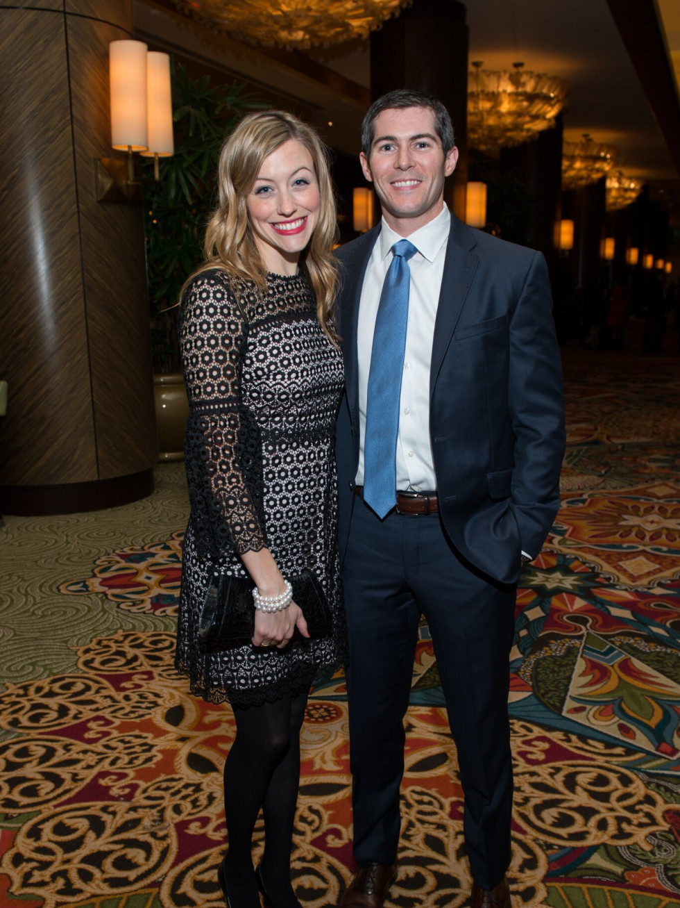Meghan and Lance Baker at MD Anderson Legends dinner