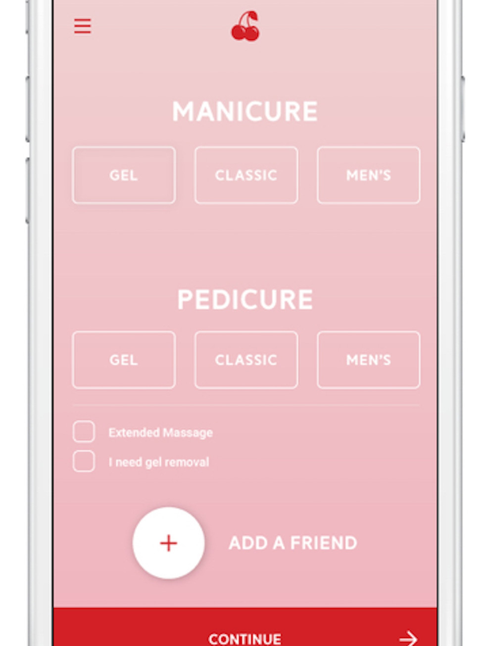 Cherry, in app
