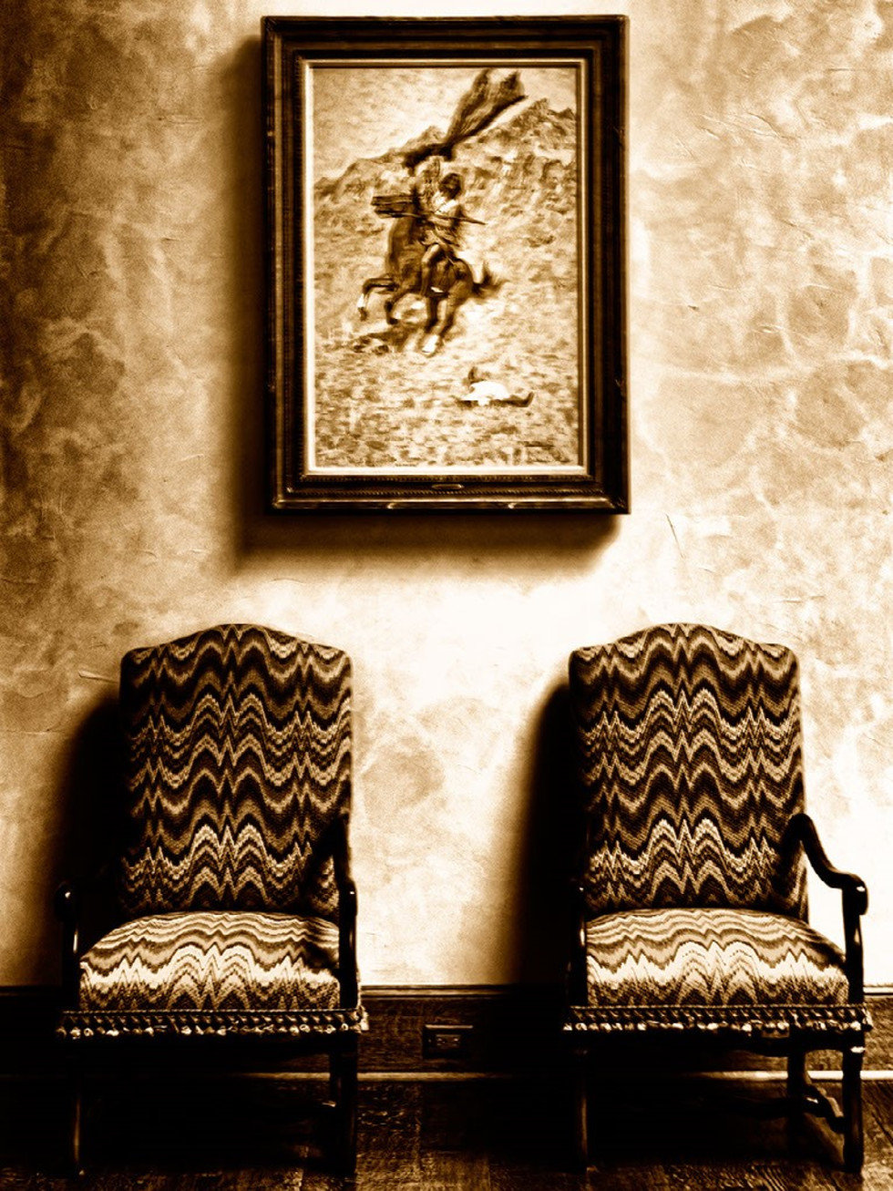 T. Boone Pickens, Mesa Vista Ranch, Remington painting